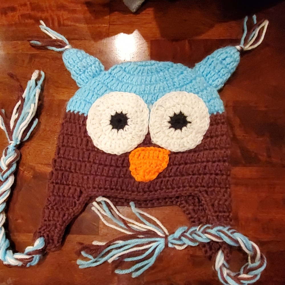 Owl baby cap